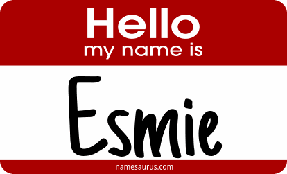Hello my name is Esmie png download