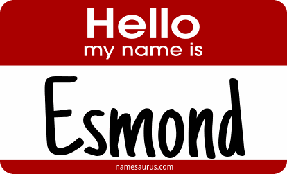 Hello my name is Esmond png download
