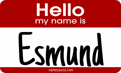 Hello my name is Esmund png download