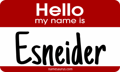 Hello my name is Esneider png download