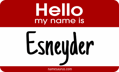 Hello my name is Esneyder png download