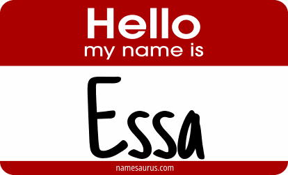 Hello my name is Essa png download