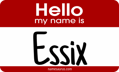 Hello my name is Essix png download
