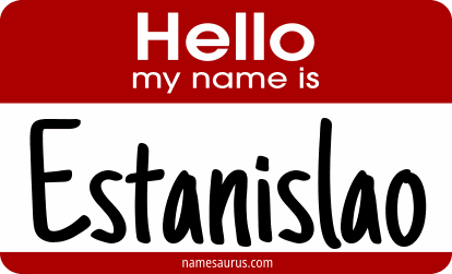 Hello my name is Estanislao png download