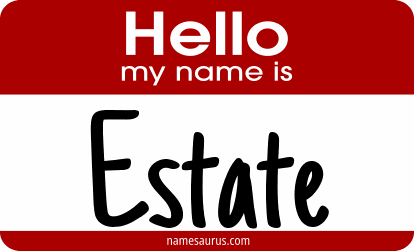 Hello my name is Estate png download