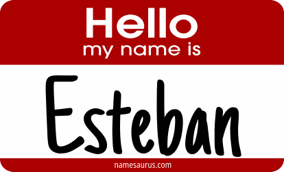 Hello my name is Esteban png download