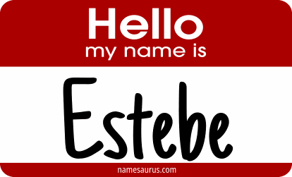 Hello my name is Estebe png download