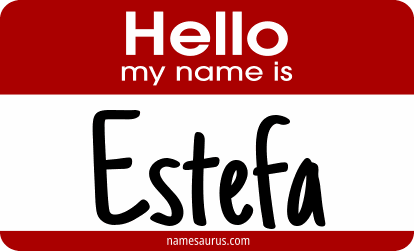 Hello my name is Estefa png download