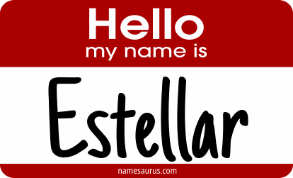 Hello my name is Estellar png download