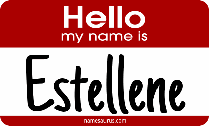 Hello my name is Estellene png download