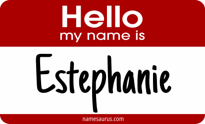 Hello my name is Estephanie png download