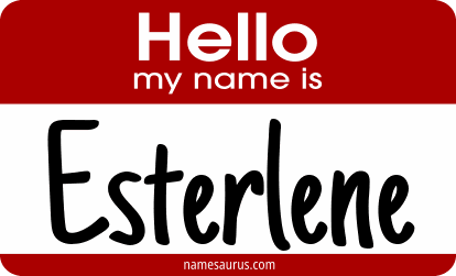Hello my name is Esterlene png download