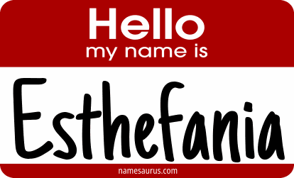 Hello my name is Esthefania png download