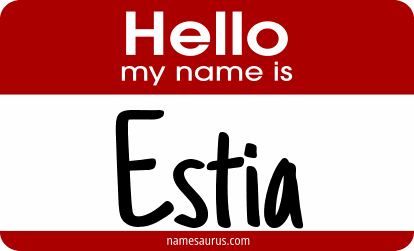 Hello my name is Estia png download
