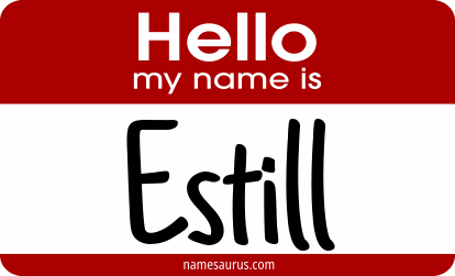 Hello my name is Estill png download