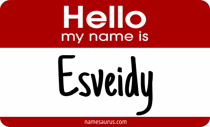 Hello my name is Esveidy png download