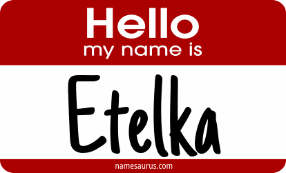 Hello my name is Etelka png download