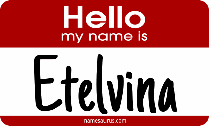 Hello my name is Etelvina png download