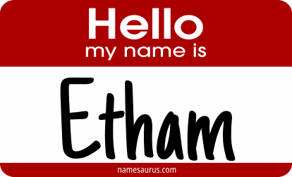 Hello my name is Etham png download