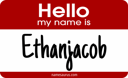 Hello my name is Ethanjacob png download