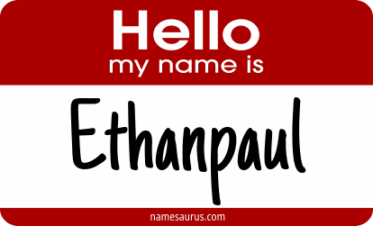 Hello my name is Ethanpaul png download