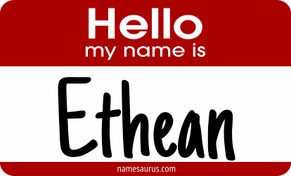 Hello my name is Ethean png download