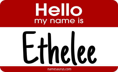 Hello my name is Ethelee png download