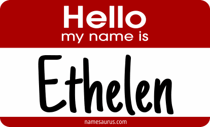 Hello my name is Ethelen png download