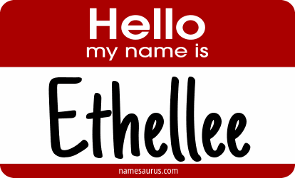 Hello my name is Ethellee png download