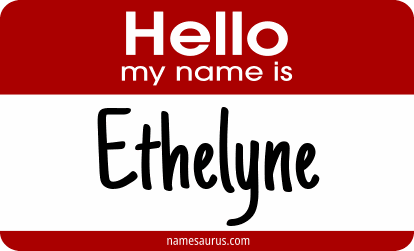 Hello my name is Ethelyne png download