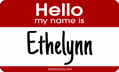 Hello my name is Ethelynn png download