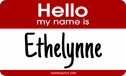 Hello my name is Ethelynne png download
