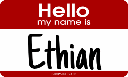 Hello my name is Ethian png download