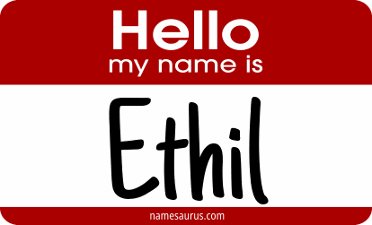 Hello my name is Ethil png download