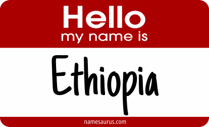 Hello my name is Ethiopia png download