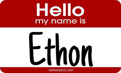 Hello my name is Ethon png download
