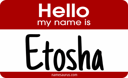 Hello my name is Etosha png download