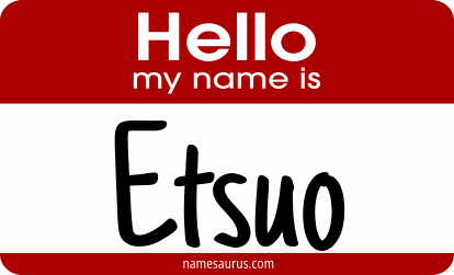 Hello my name is Etsuo png download