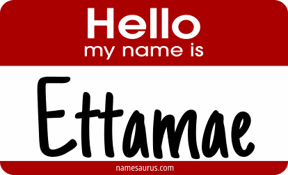 Hello my name is Ettamae png download