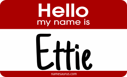 Hello my name is Ettie png download