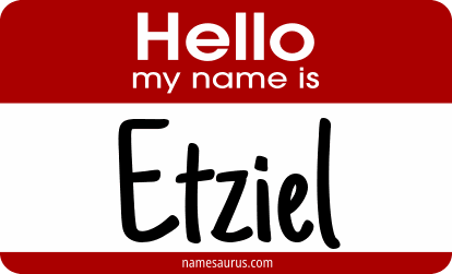 Hello my name is Etziel png download