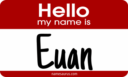 Hello my name is Euan png download