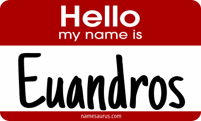 Hello my name is Euandros png download