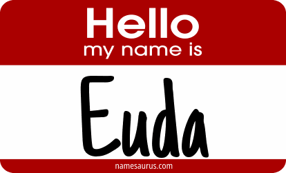 Hello my name is Euda png download