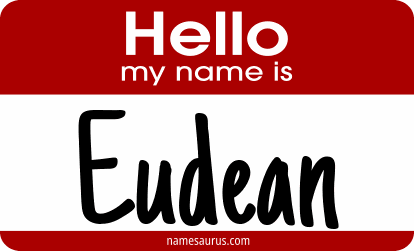 Hello my name is Eudean png download