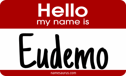 Hello my name is Eudemo png download