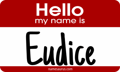 Hello my name is Eudice png download