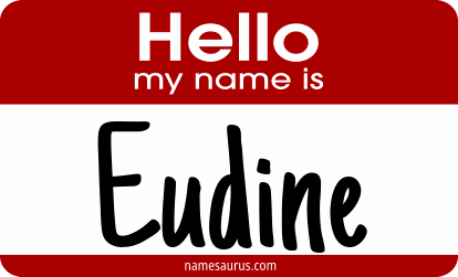 Hello my name is Eudine png download
