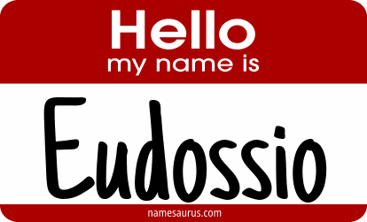 Hello my name is Eudossio png download
