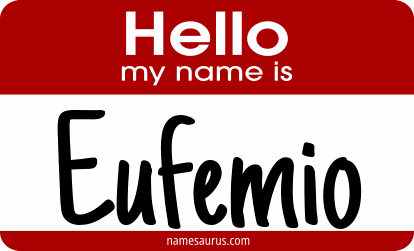 Hello my name is Eufemio png download